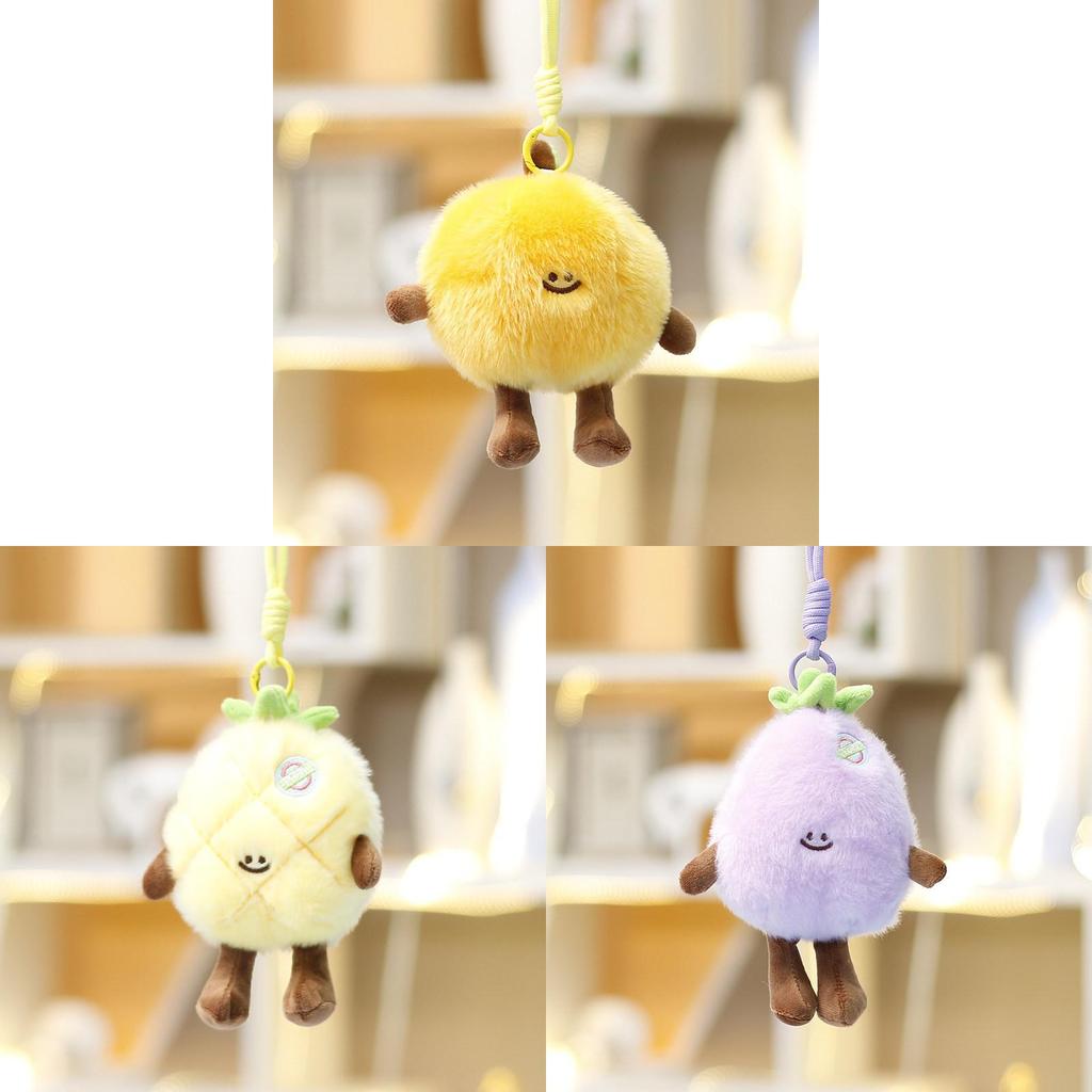 Plush Fruit Toy Pineapple Stuffed Animal For Kids Girls Gift Decor