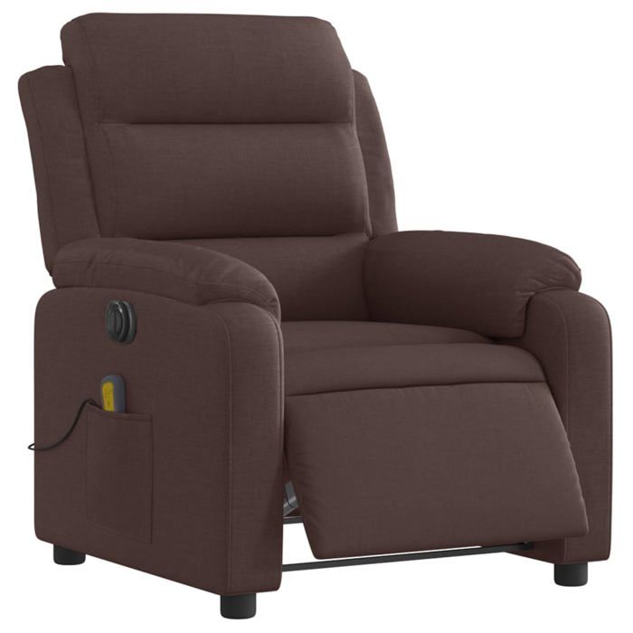 VidaXL Fauteuil de Massage Inclinable Électrique, Chaise de Relaxation avec Dossier, Siège avec Accoudoirs, Fauteuil TV de 3204973