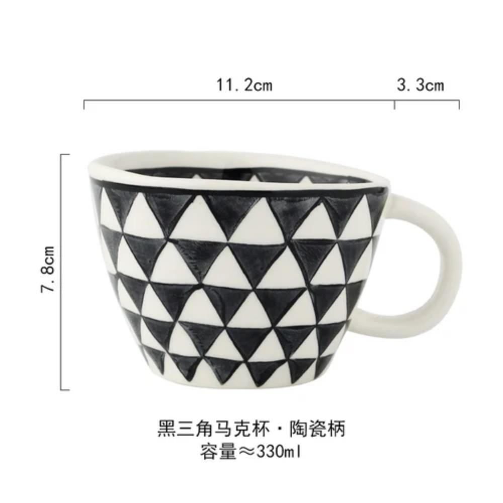 330ml Ceramic Mug with Handle Coffee Cup Afternoon Tea Cup Milk Tea Cups Milk Mug Coffee Mugs Drinkware Teacup Water Cups