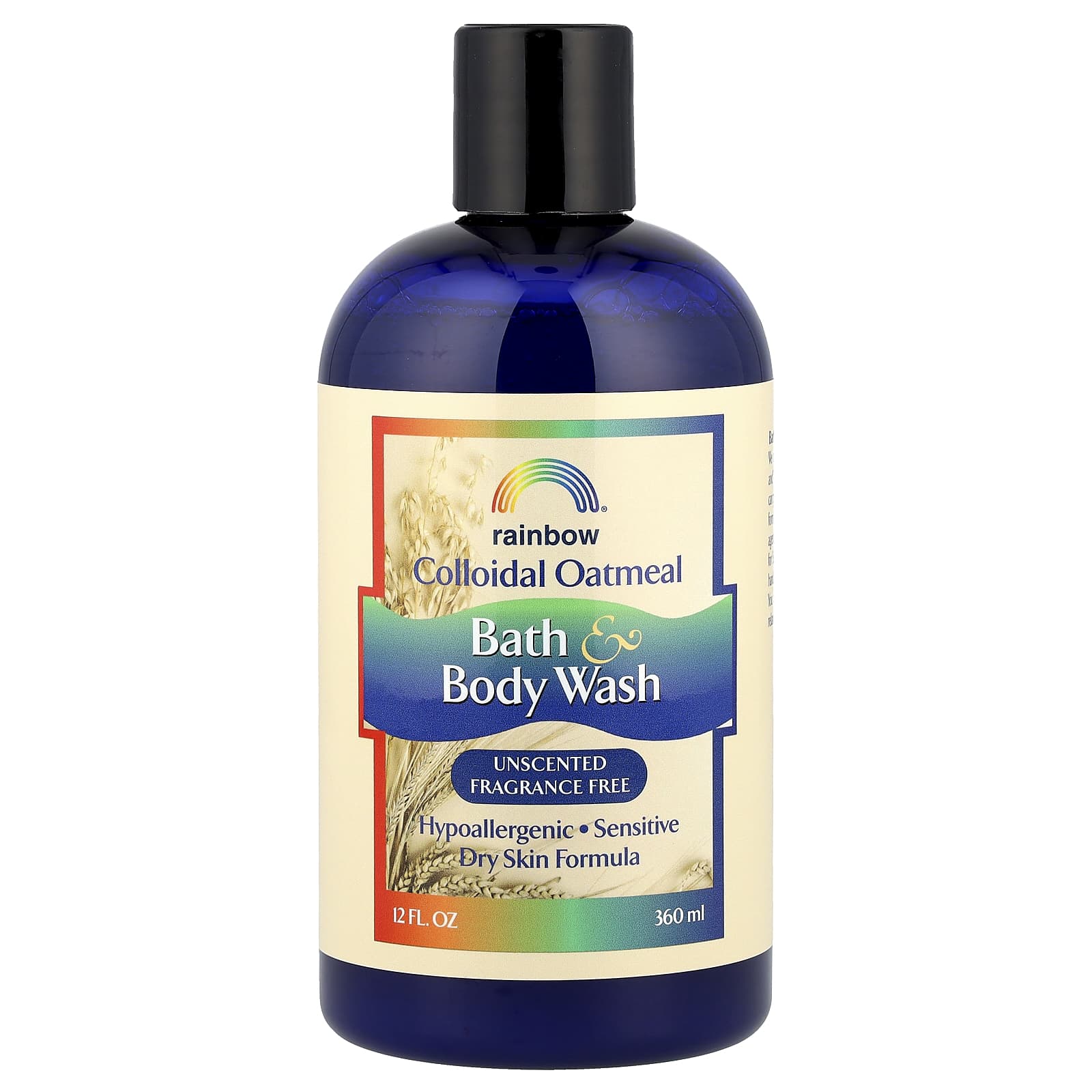 

Colloidal Oatmeal Bath & Body Wash, Unscented, 360 Ml (12 Fl Oz)