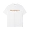 Burberry T-shirts Homme Blanc Col Rond Modéré 81042341