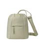 Emis Padded Zip Pocket Sling Bag-Beige