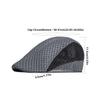 Casual Hollow Design Summer Beret Cap Breathable Adjustable Mesh Flat Caps Comfortable Quick-drying Sun Protection Hat Golf Caps
