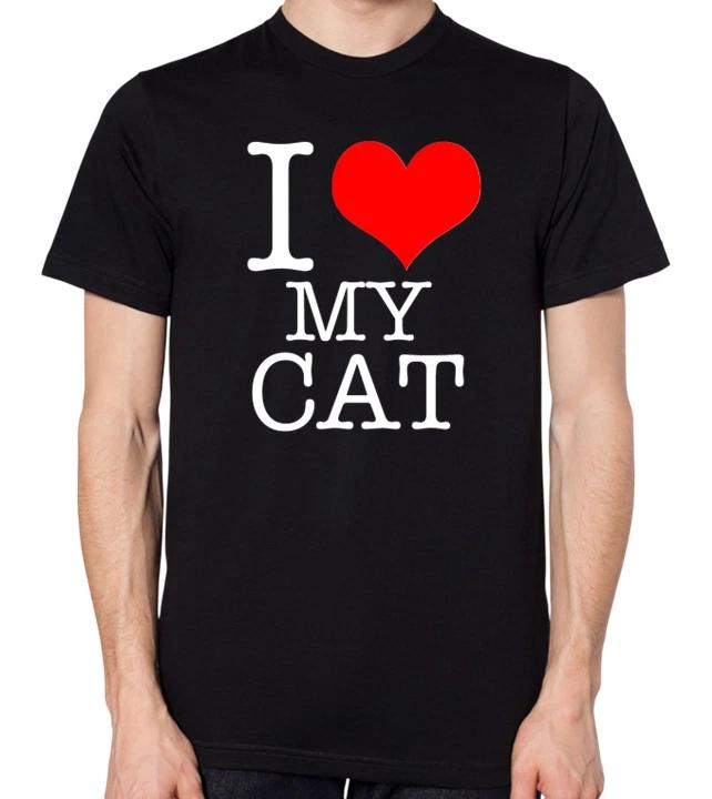 I Love My Cat T-Shirt S