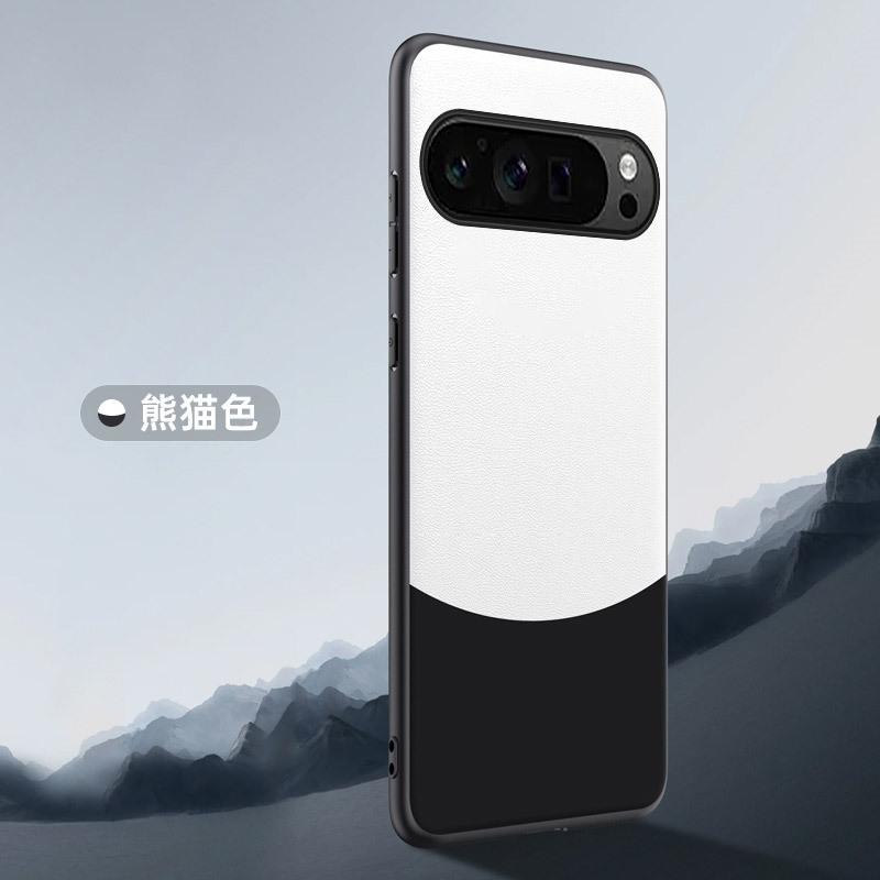 Applicable to Google Pixel10Pro pigmented leather mobile phone case Pixel9Pro matte Pixel8 protective case