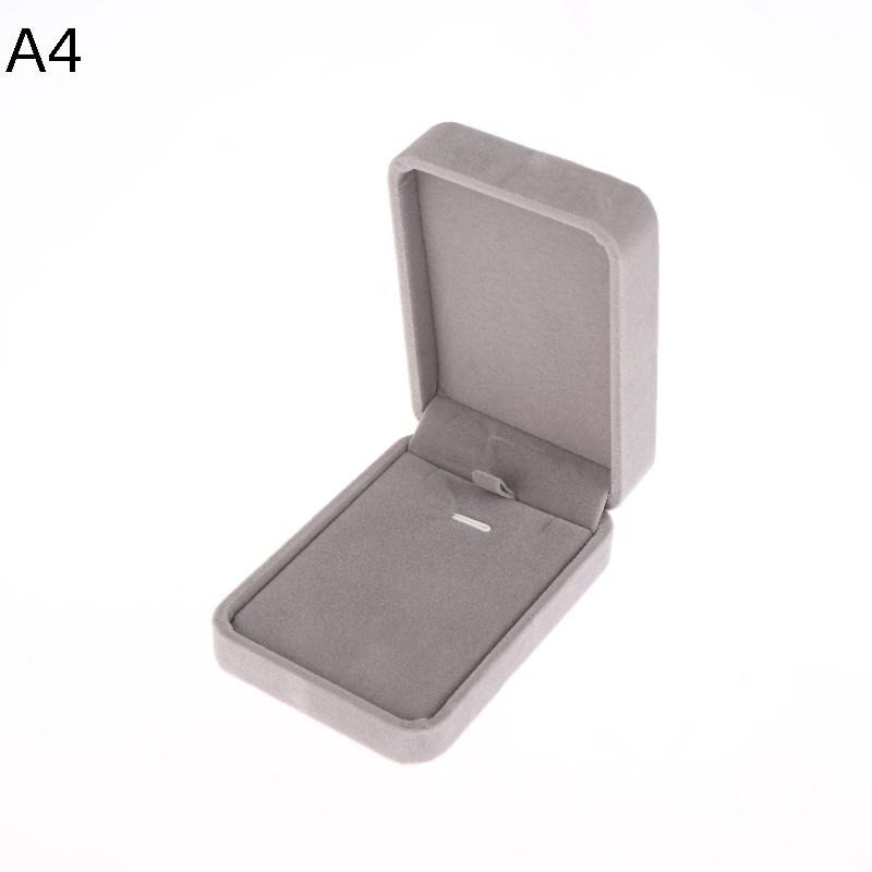 Velvet Jewelry Box Rings Necklaces Earrings Pendants Storage Box For Women Jewelry Packaging