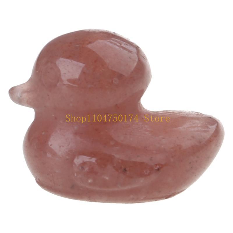 Aventurine Ducks Statues, Miniature Crystal Sculptures for Home Decoration and Duck Collectors top sale
