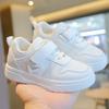 Children's White Sneakers - New Spring/Autumn Collection, Breathable Casual Skate Shoes for Boys and Girls, Soft-Soled Shoes for Toddlers