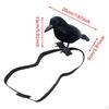 Halloween Crow Handmade Theme Party Realistic Ornament Feathered