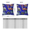 Vintage Fish Trout Pillow Cover Cartoon Fishes Fashion Pillow Case Polyester Cushion Cover Pillowcases For Sofa Home Decorative