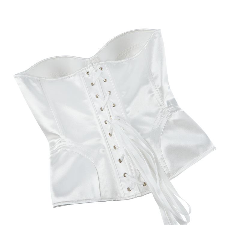 Women's Court Style Chest Support Steel Ring Shaping Top