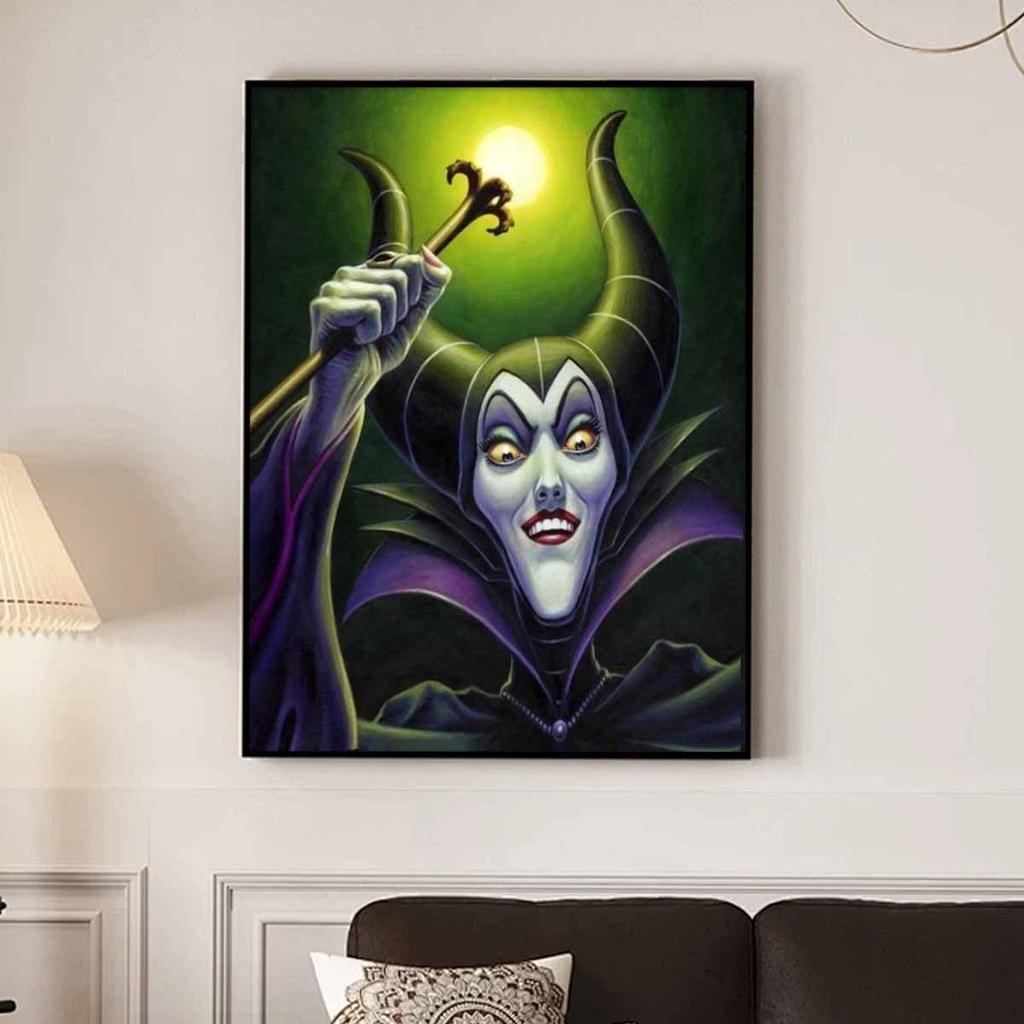 5D Diy Diamond Painting Evil Witch Full Drill Rhinestones Mosaic Embroidery Handmade Products Home Decor Gift