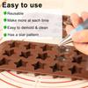Small Star Silicone Molds, 15 Cavities Star Chocolate Molds for Candy/Gummy/Jelly/Fruit Snack, Mini 3D Stars Mold for Wax Melt/Resin, 2 Pcs