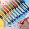 Quick-Dry 0.5mm Gel Rollerball Pen - Carbon Water-Based Ink for Students & Signing