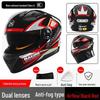 A1 3C Certified Electric Motorcycle Helmet - Four Seasons, Winter Warm, Unisex Full Helmet