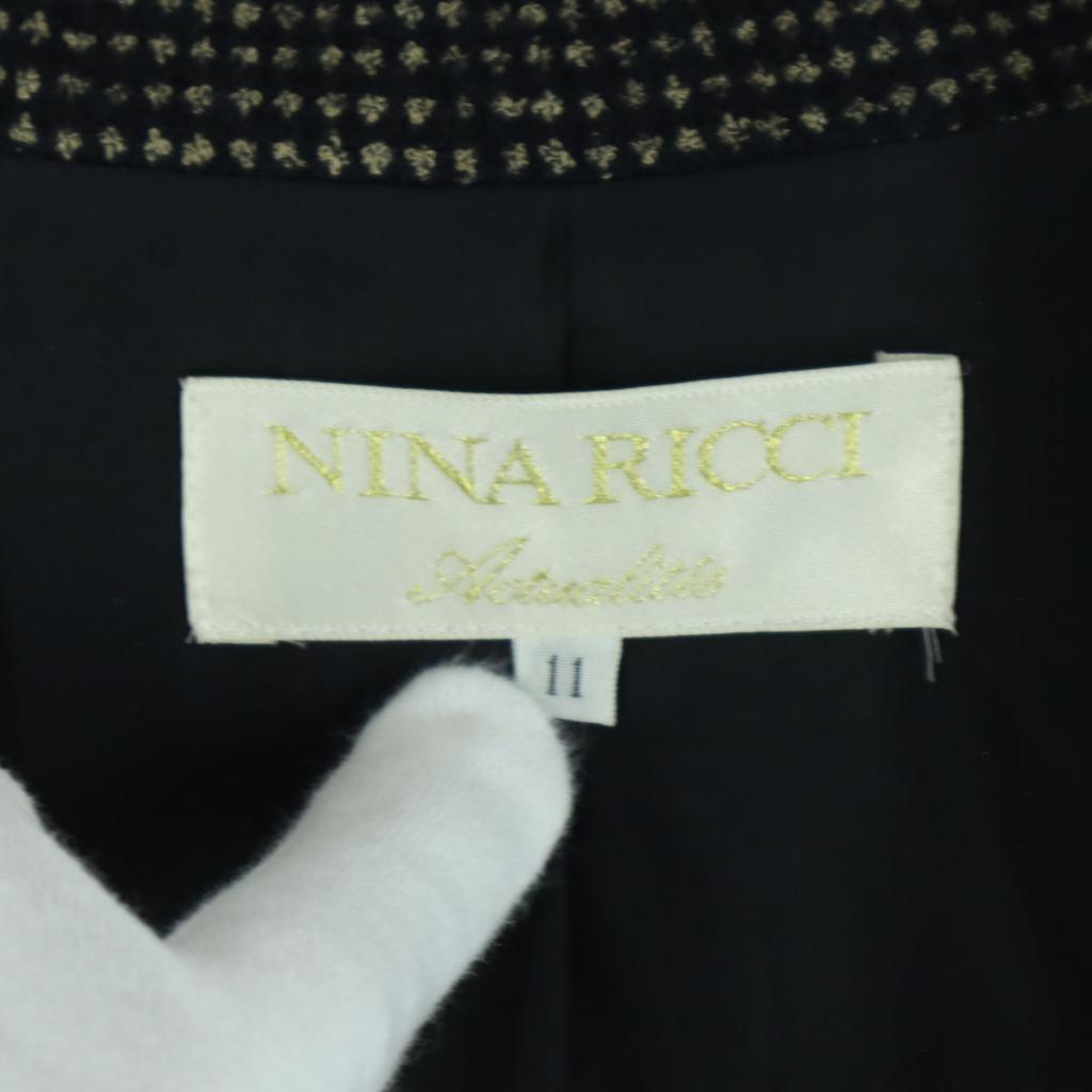Beauty Products NINA RICCI Long Sleeve Tailored Jacket 11 Black Women Used