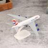 20 cm Legierung Metall UK Air British Airways Airbus 380 A380 Fluggesellschaften Flugzeug Flugzeug mit Fahrwerk Modell Diecast Flugzeugmodell