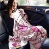 1 pezzo Cuscino Rosa e Amici Cielo Nuvoloso Coperta Plaid Perfetta per Arredamento Casa, Copri Divano, Uso Esterno, Regali, Morbida Coperta per Letto, Soggiorno, Viaggio