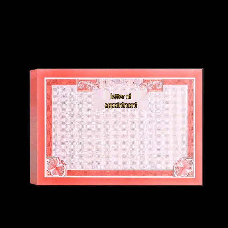 Stylish Graduation Certificate Pages: Double-Sided, Hot Stamped Designs for Student Awards
