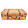 13.46x7.87x4.33in Vintage Suitcase Wooden Trunk Portable Decorative Luggage Suitcase for Home Item