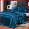 Heavyweight Multi-Color 22 Momme Mulberry Silk Crepe Wide Width Bedding Set, 4 Pieces