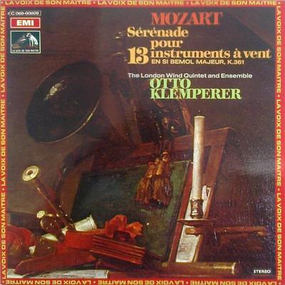 LP-Schallplatte LONDON WIND QUINTET ENSEMBLE OTT Mozart Serenade Pour 13 Instrument 2C06900609 EMI 1974 Frankreich Klassik Gebraucht