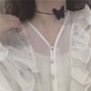 European And American Gothic Lace Collarbone Chain Women's Choker Simple Black Punk Accessory Collar