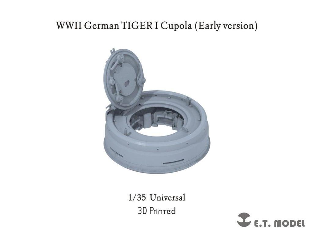ET Model WWII Deutscher Tiger I Frühes Modell Schwerer Panzer Turm Plastikmodellbausatz Teile 1/35 (Universal) P35-351 (Panzer)
