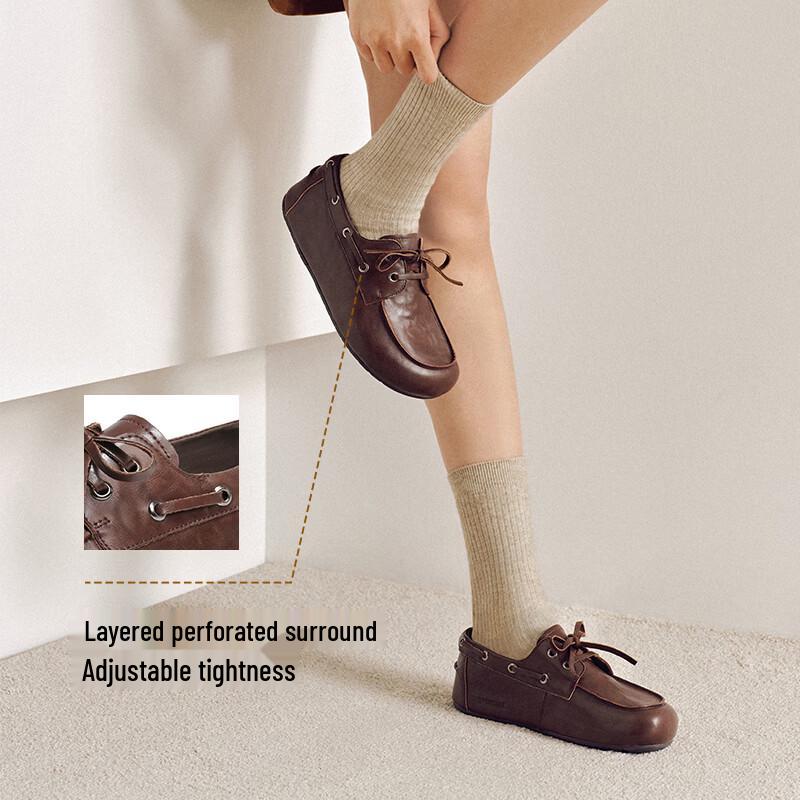 BELLE Women's Retro Casual Oxford Shoes