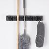 Wall Hanger Mop Broom Tool Holder Black Serial Clamp