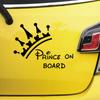 S60710# Prince On Board Boy Baby In Car Sticker pe Vinil Autocolant Decor Impermeabil
