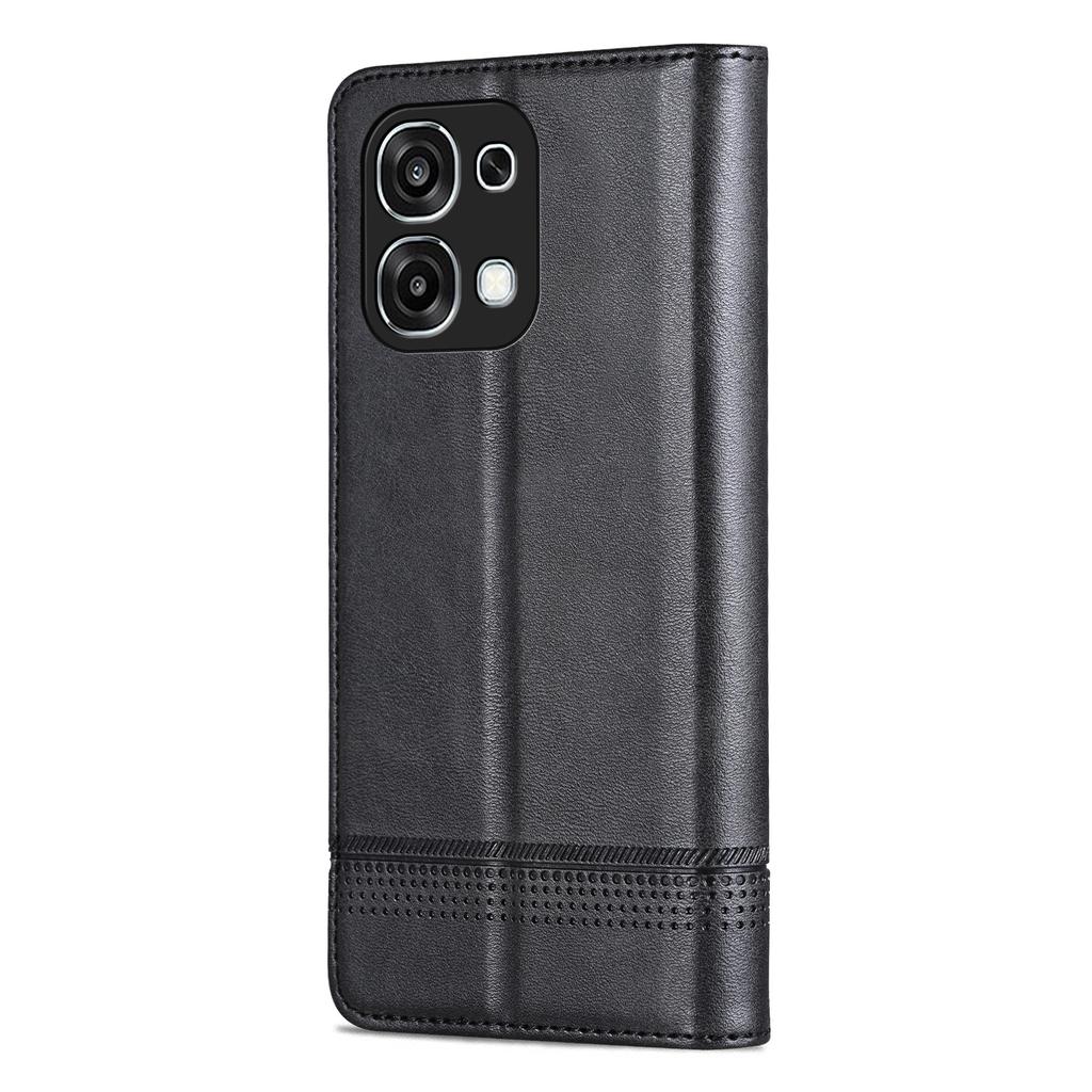 AZNS For Oppo A6 Pro 5G Case Cowhide Texture PU Leather Wallet Phone Cover