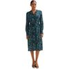 Womens/Ladies Dalati Abstract Collared Midi Shirt Dress