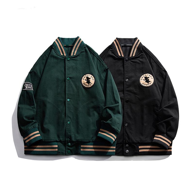 LEE Herren College-Stil Baseballjacke, Trendiger Lockere Passform, Große Größen, 2025 Neuankunft