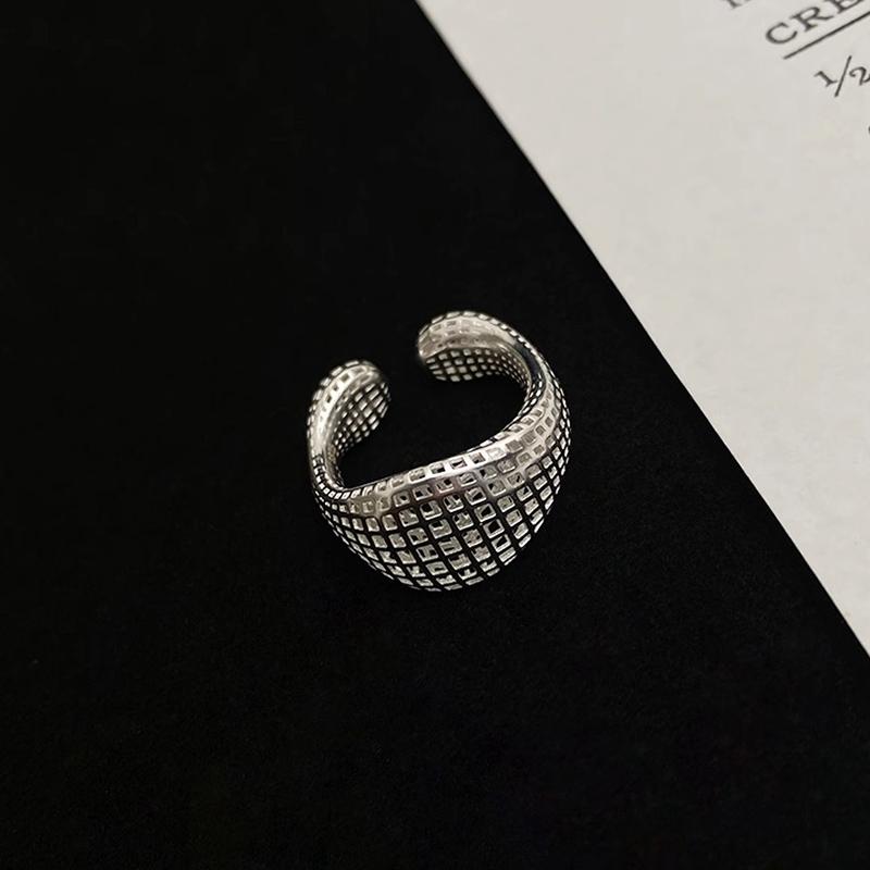 Foxanry Hollow Geometric Rings For Women Couples Minimalist Creative Classic Personality Trendy Party Jewelry Accessories Gifts
