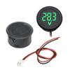 DC 4-100V Mini Voltage Meter Round LED Digital Display Voltmeter Tester for Car Motorcycle Truck RV 12V 24V Applicable
