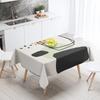 Abstract Geometric Tablecloth Waterproof Stain Resistant Party Decoration Restaurant Cafe Dining Table Tablecloths