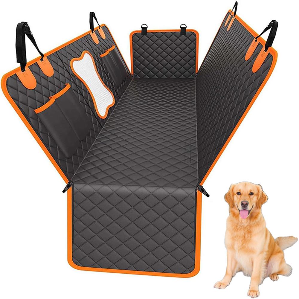 Waterproof Dog Car Seat Cover for Back Seat, Back Seat Extender, Dog Hammock for Cars Trucks & SUVs
