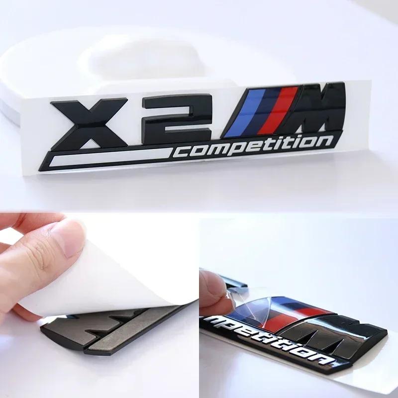 For BMW M3 M4 F07 F34 F30 F20 F10 E60 E46 E53 G01 Sticker 3D Car Decorative accessories M Badge Emblem Decoration Accessories BU1