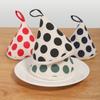 1pc Heat-Resistant Sleeve Triangular Heat-Resistant Cap Thickened Cotton Fabric Kitchen Easy-Clean Household Pot Holder