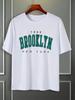 City Cotton Print New York T-shirt Brooklyn T Shirt Los Angeles T-shirts California Tshirts Los Angeles Cothing Chicago Tee Tops
