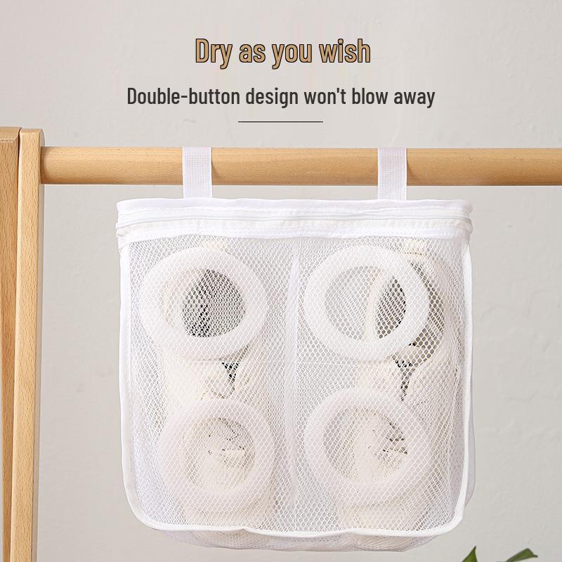 Shoe & Laundry Protective Wash Bag - Anti-Deformation, Thick Mesh Cover for Shoes, Bras, and Lingerie.