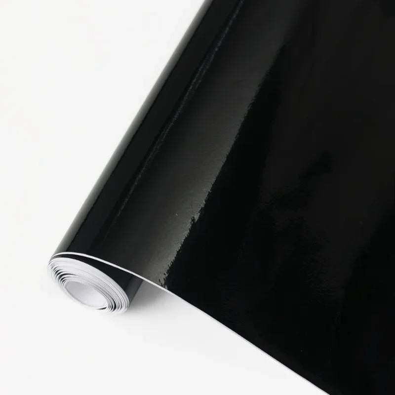 Car Gloss Vinyl Wrap Film Black Bright Color Sticker Car Motorcycle Body Styling Decals Decoration Stickers Accessiries 150x50cm