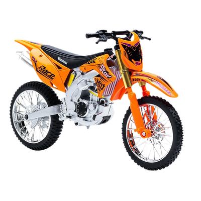 1/10 KX450 Legierung Sportmotorrad Modell Druckguss Metall Straßenrennen Crosscountry Rennmotorrad Modell Simulation Kinderspielzeug Geschenk