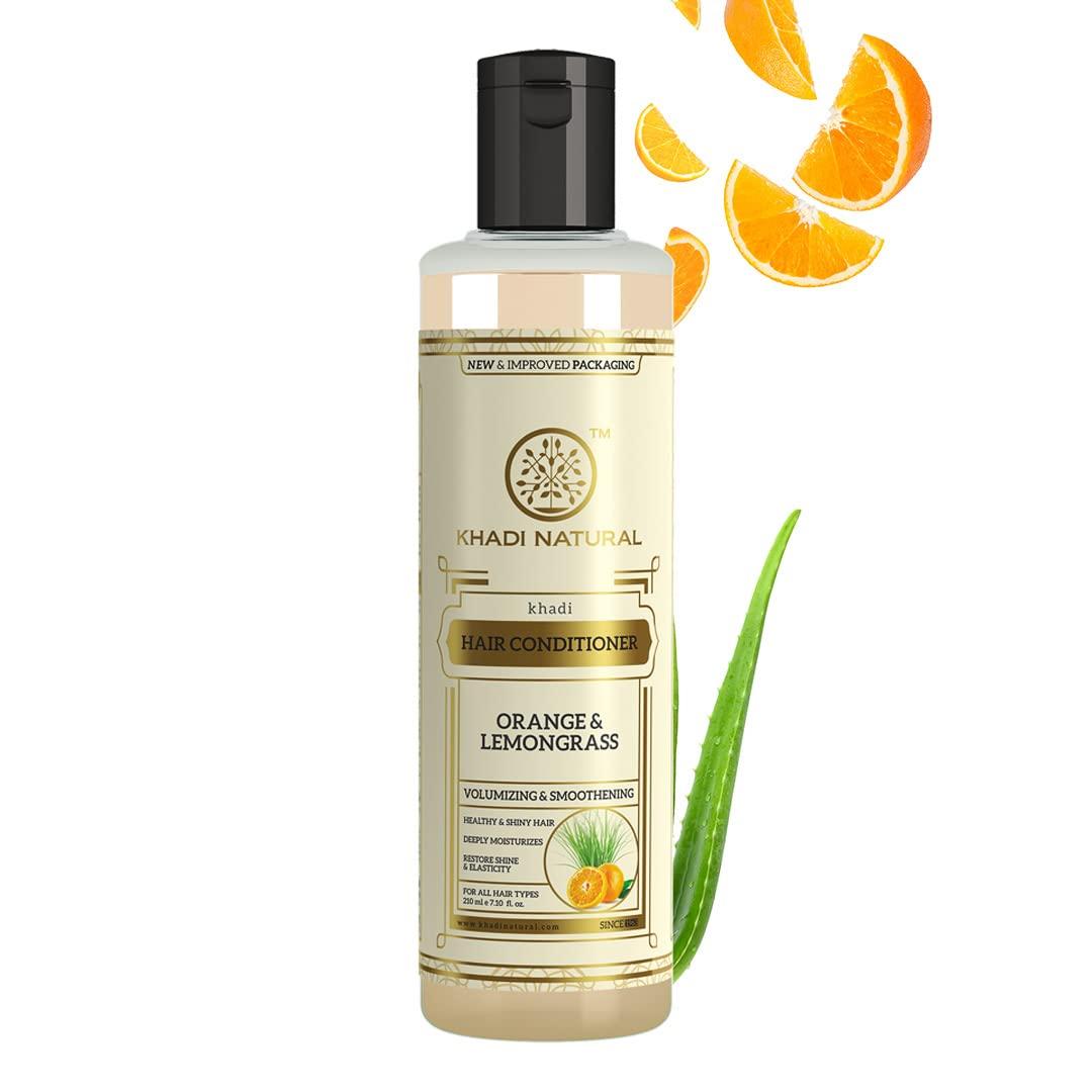 

Khadi Natural Orange And Lemongrass Herbal Hair Conditioner 210 ml For Frizzy And Damaged Hair