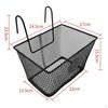 Front Basket with Hooks Hanging Mesh Bike Rectangular for Commuters, Commuting, Errands