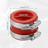 ACROPIX 35mm ID Rubber Red Color Motorcycle Carburetor Adapter Inlet