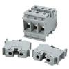 20pcs Terminal Block Rail Type 125A 800V Powerful Conductivity Ground Terminals for Electrical Wire
