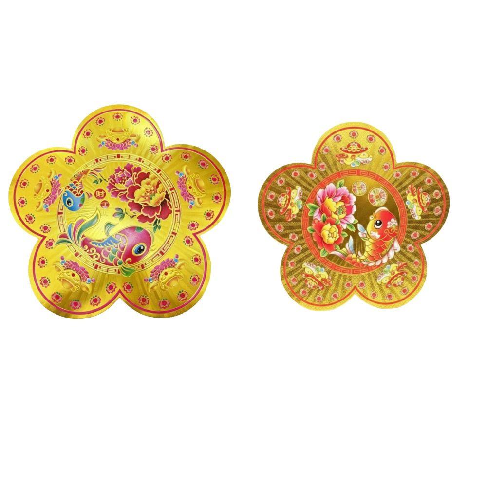 Plum Blossom Pattern Pagoda Base Box Foldable Gift Box DIY Foldable Box  Festival Gift
