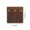 Stylish Genuine Leather Watch Organizer Compact and Durable Storage Case for Jewelry and Watches Ornamemnt Brown Bags